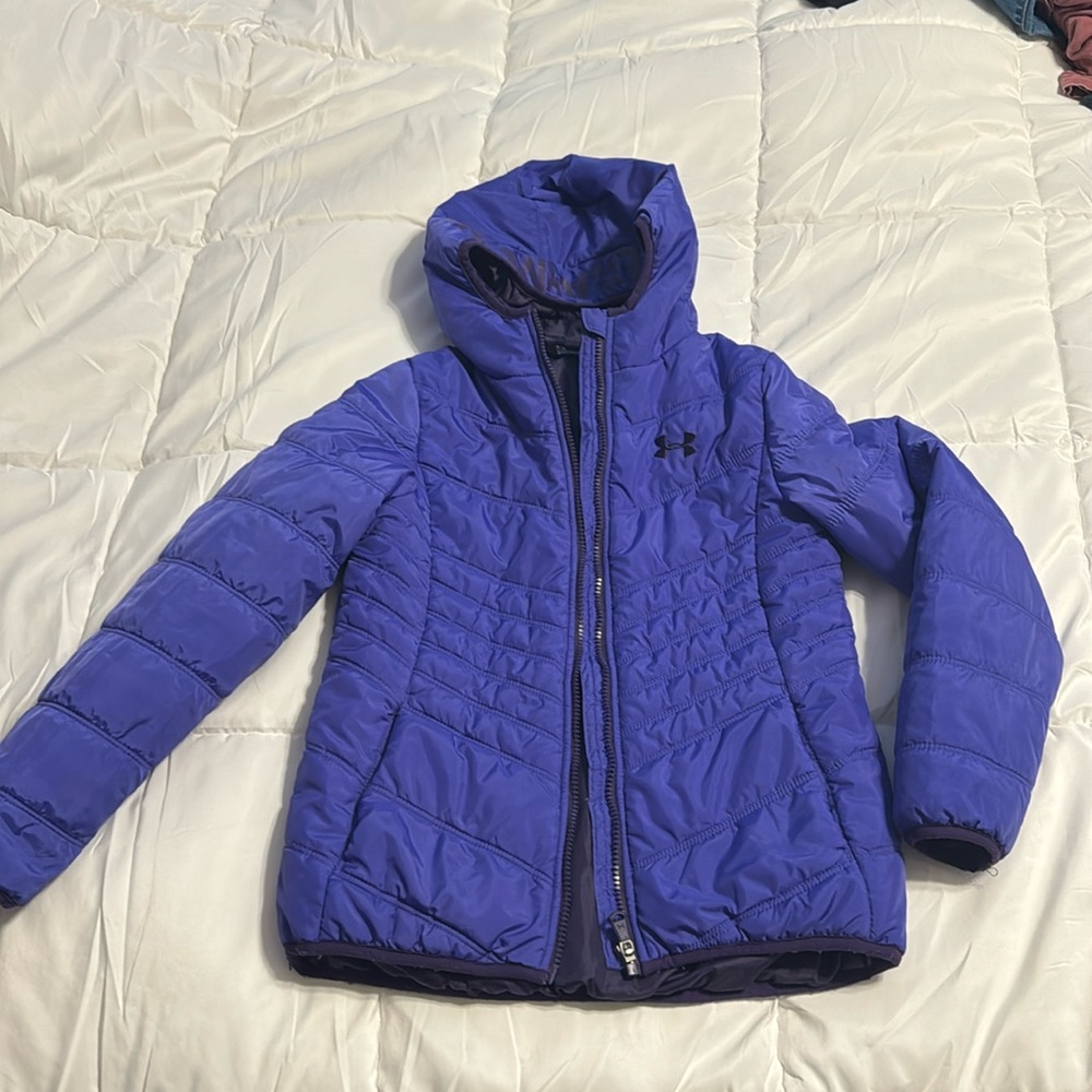 Girls purple underarmour coat